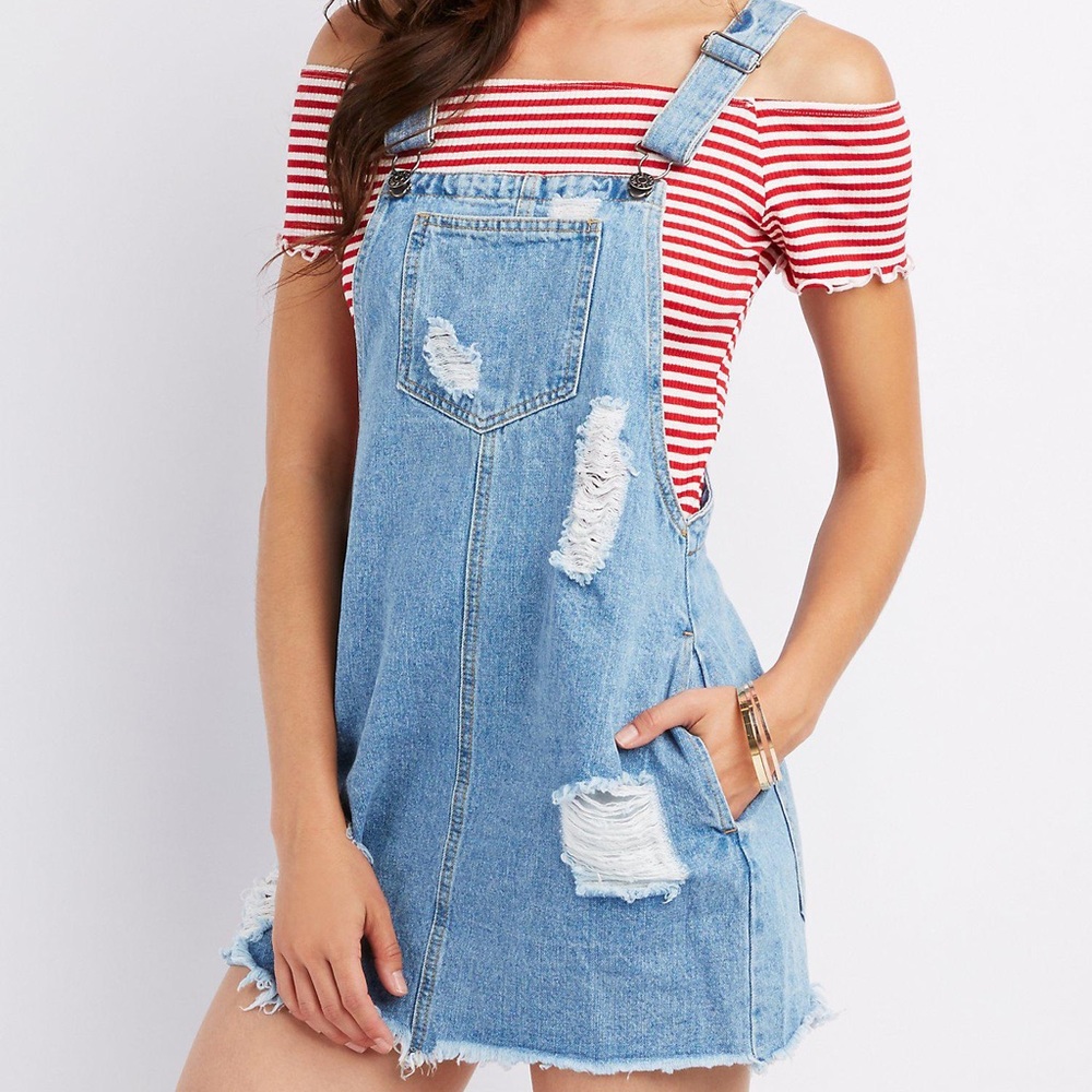Brand new! Denim Overall Dress